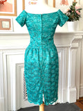 Vintage Green Lace Dress