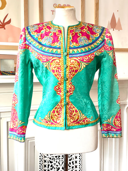 Adrianna Papell Silk Jacket TracyChambers Life Style