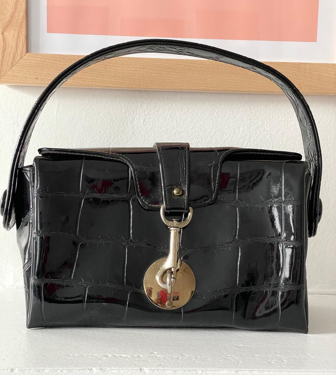 Vintage Delicato by Markay Patent Leather Bag – TracyChambers Life & Style