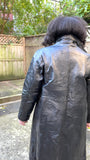 Vintage Patchwork Leather Coat