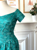 Vintage Green Lace Dress