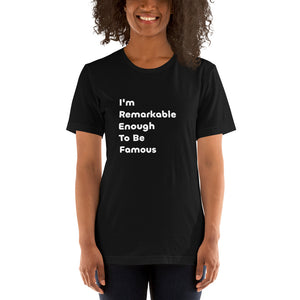Remarkable Tshirt (Wht/Black)